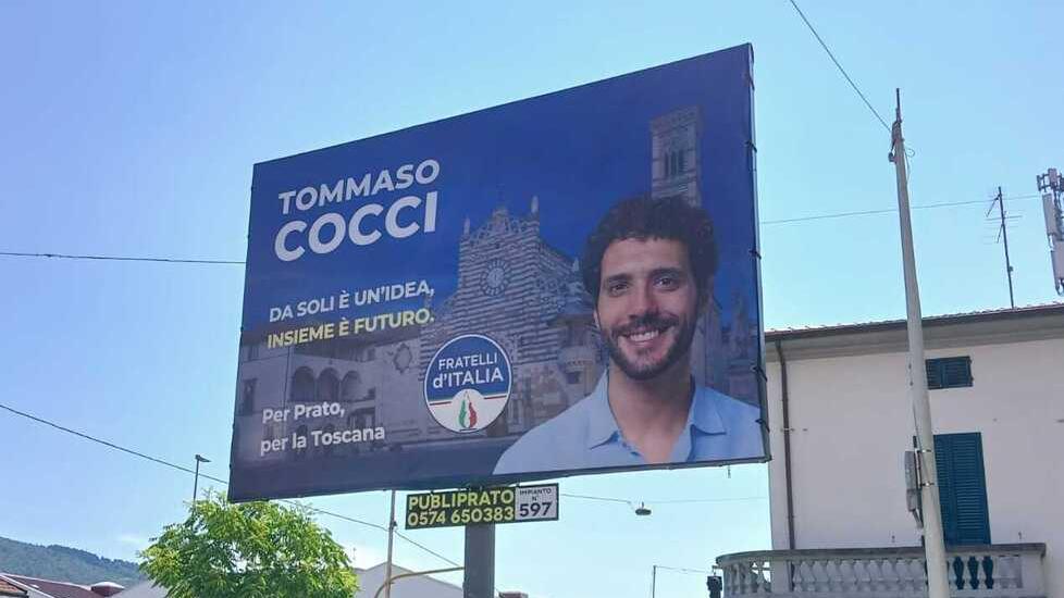 Uno dei manifesti di Tommaso Cocci