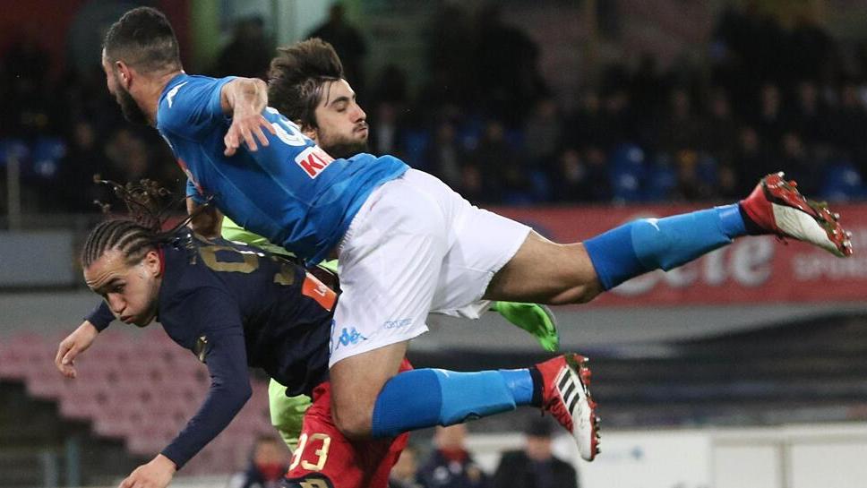 Un'azione dell'ex Napoli