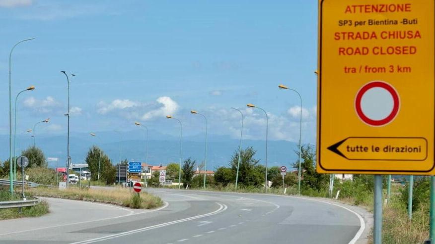 Bientinese, falsa partenza. Niente cantiere, strada aperta (ma è questione di ore)