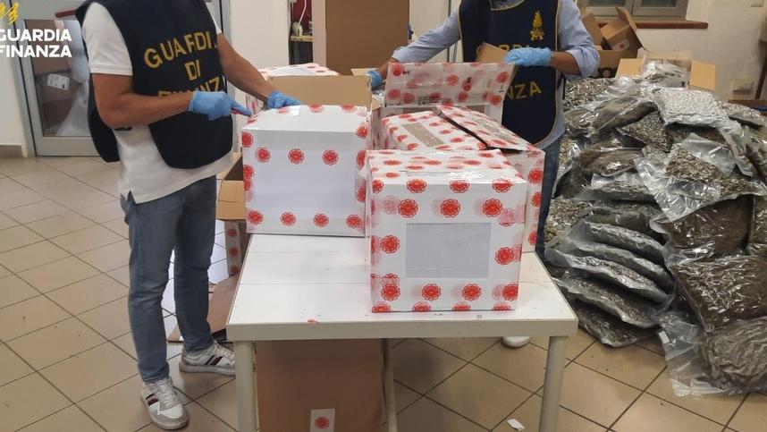 Il sequestro operato dalla Guardia di finanza