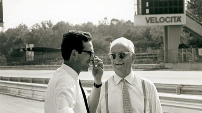 Mauro Forghieri ed Enzo Ferrari