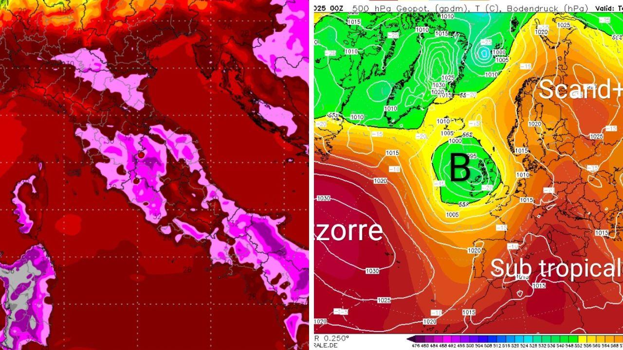 
	La situazione delle temperature in Italia e in Toscana

