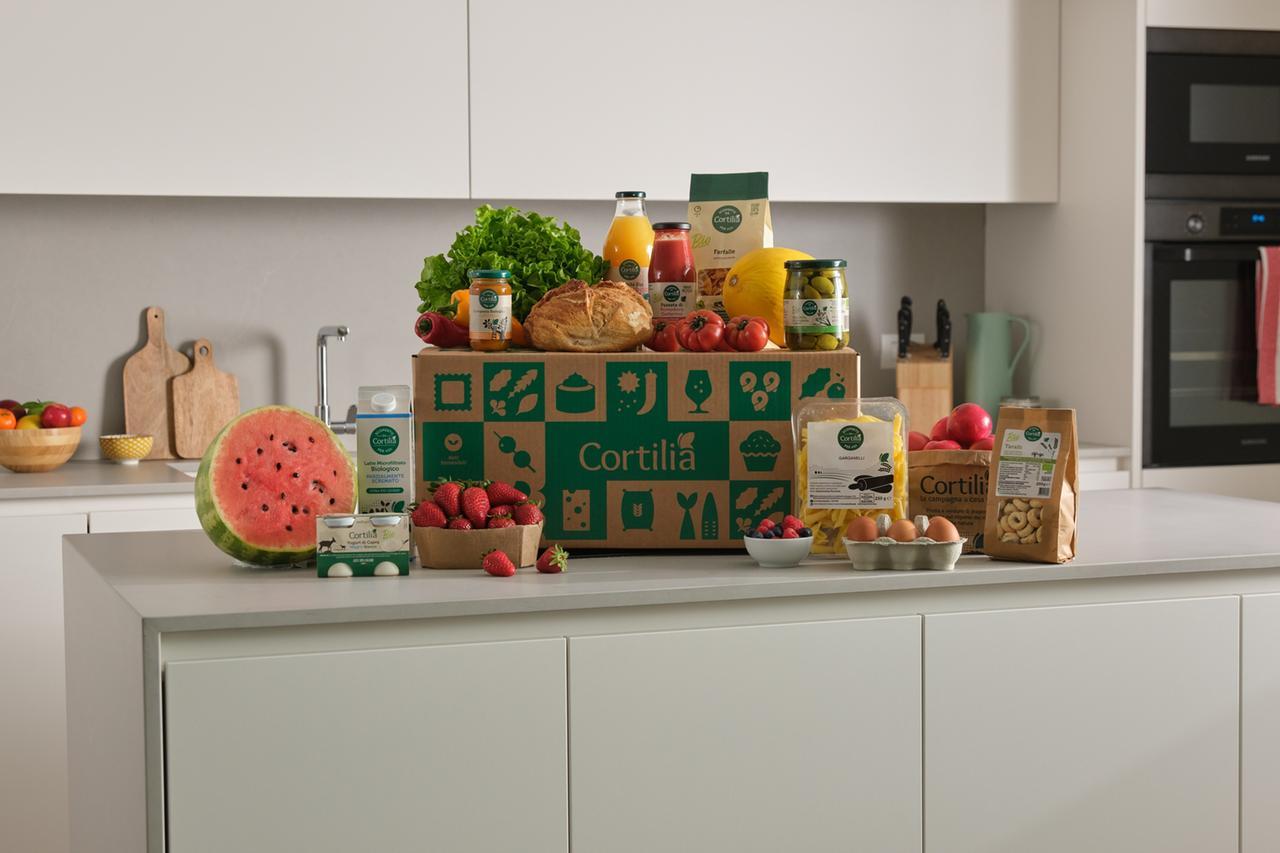 
	Cortilia &egrave; un negozio per la spesa online su Amazon

