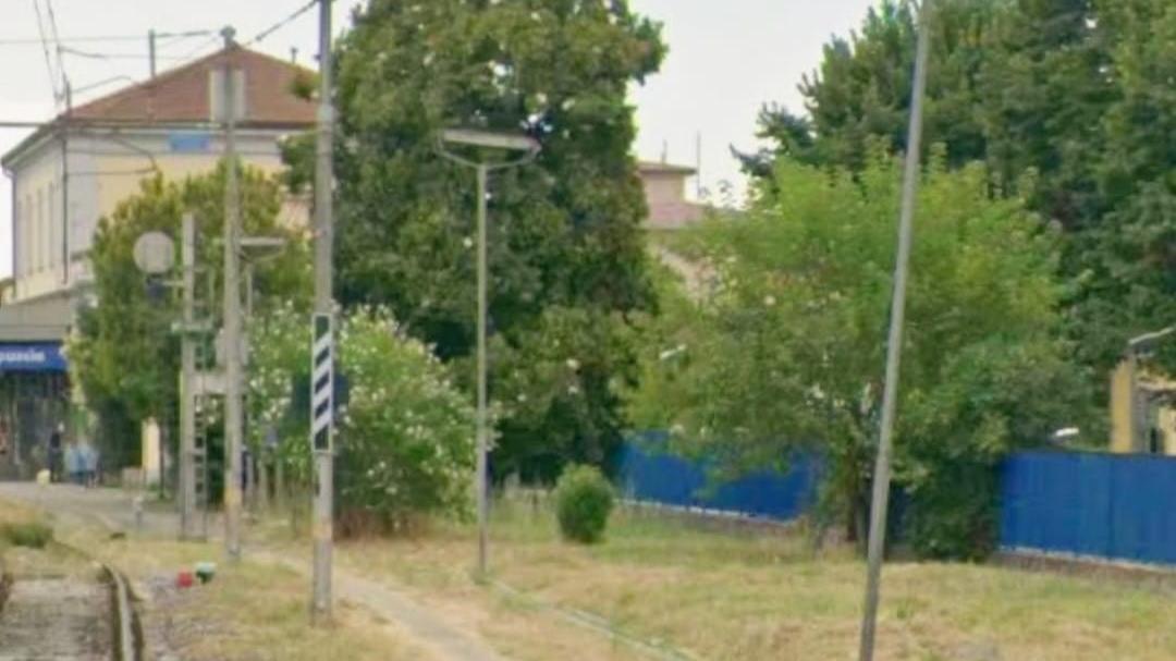 Il luogo dell'aggressione alla stazione di Altopascio