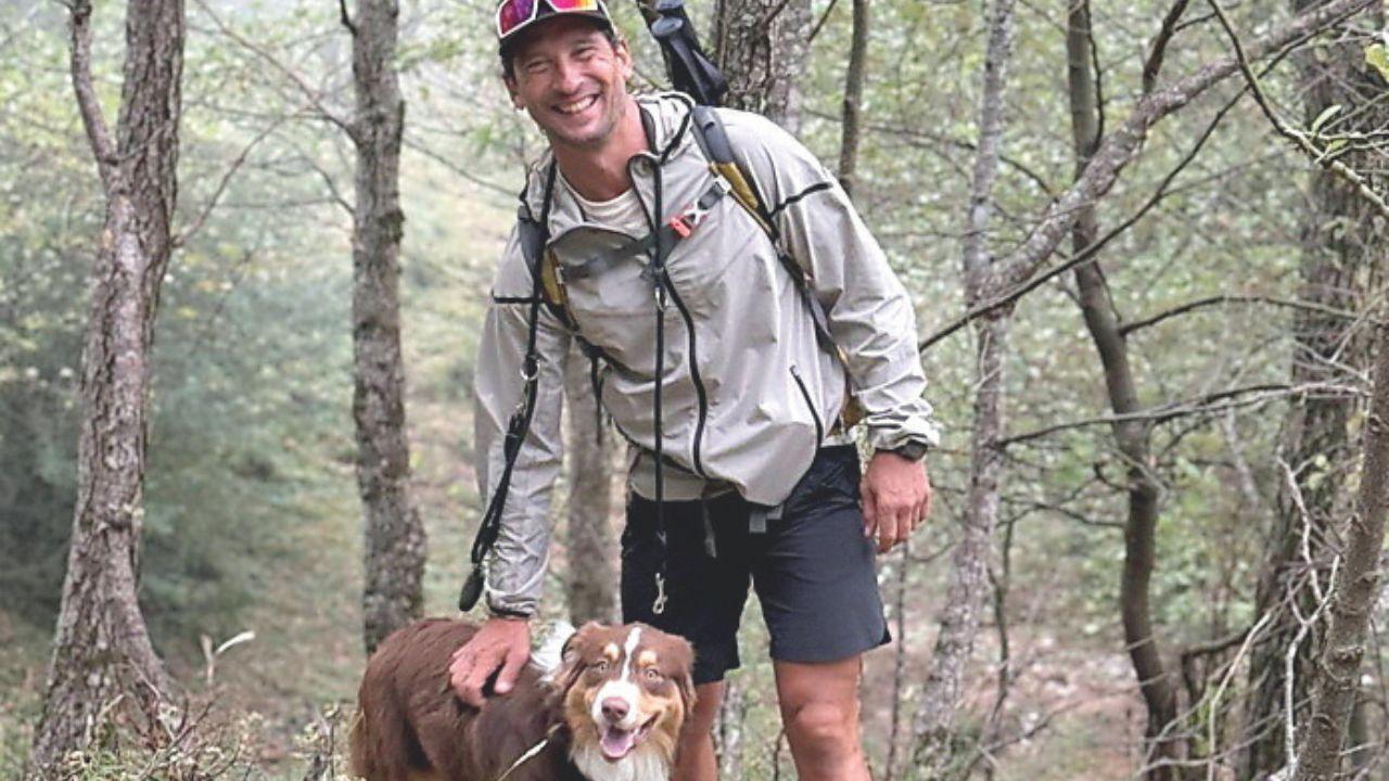 Luca Palla e il suo cane Coco