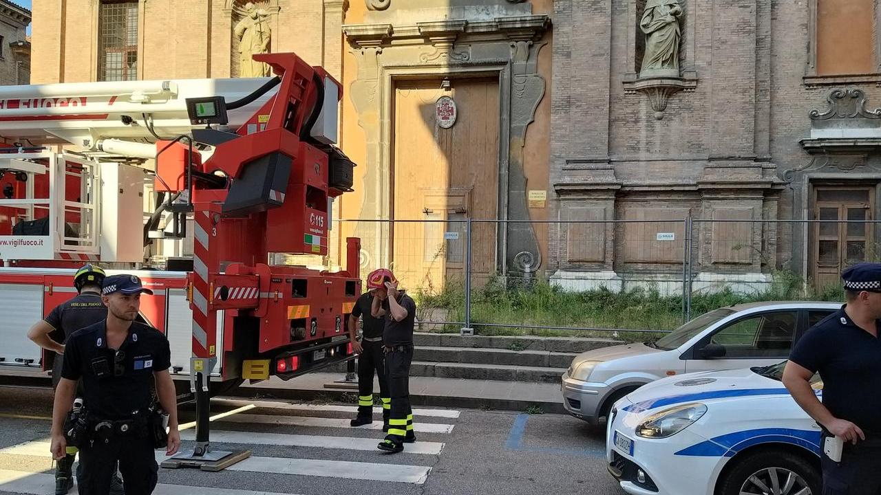 Chiesa di San Domenico a Ferrara, verifica statica dei vigili del fuoco
