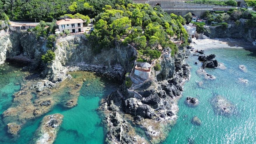 Una veduta della villa 