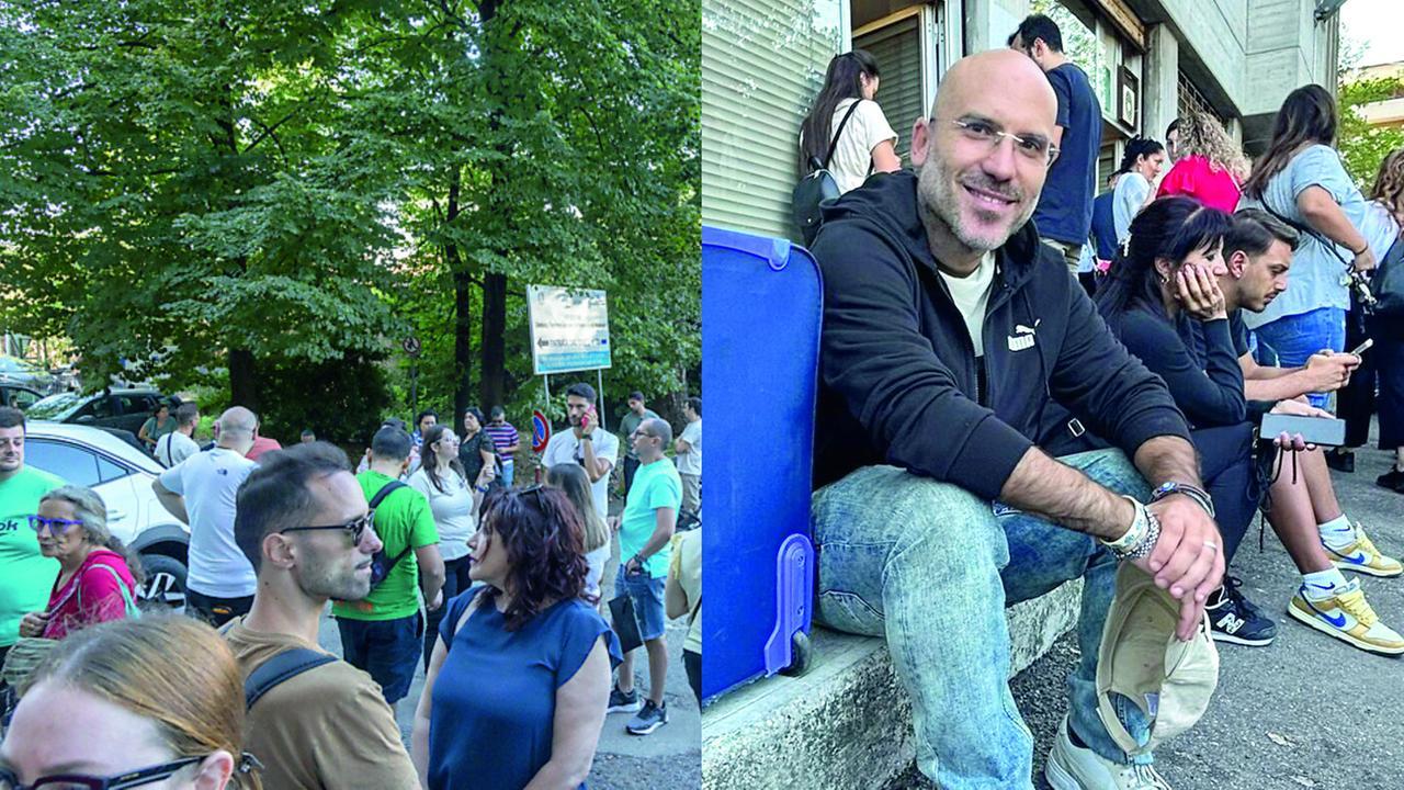 Le code davanti all'Ufficio scolastico