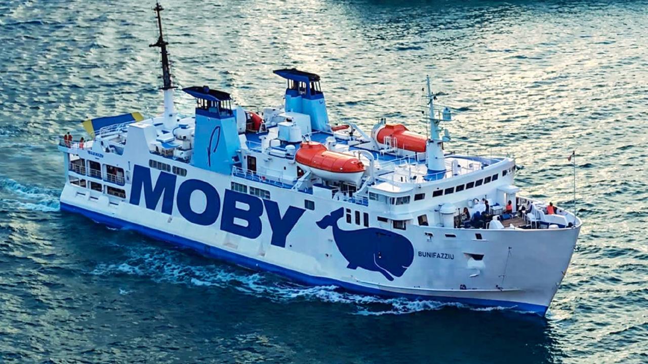 L'ex Liburna, ora Bunifazziu, di Moby