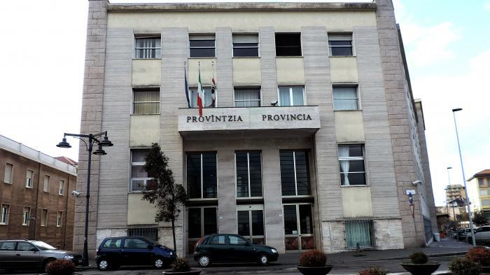 Il palazzo della Provincia di Nuoro