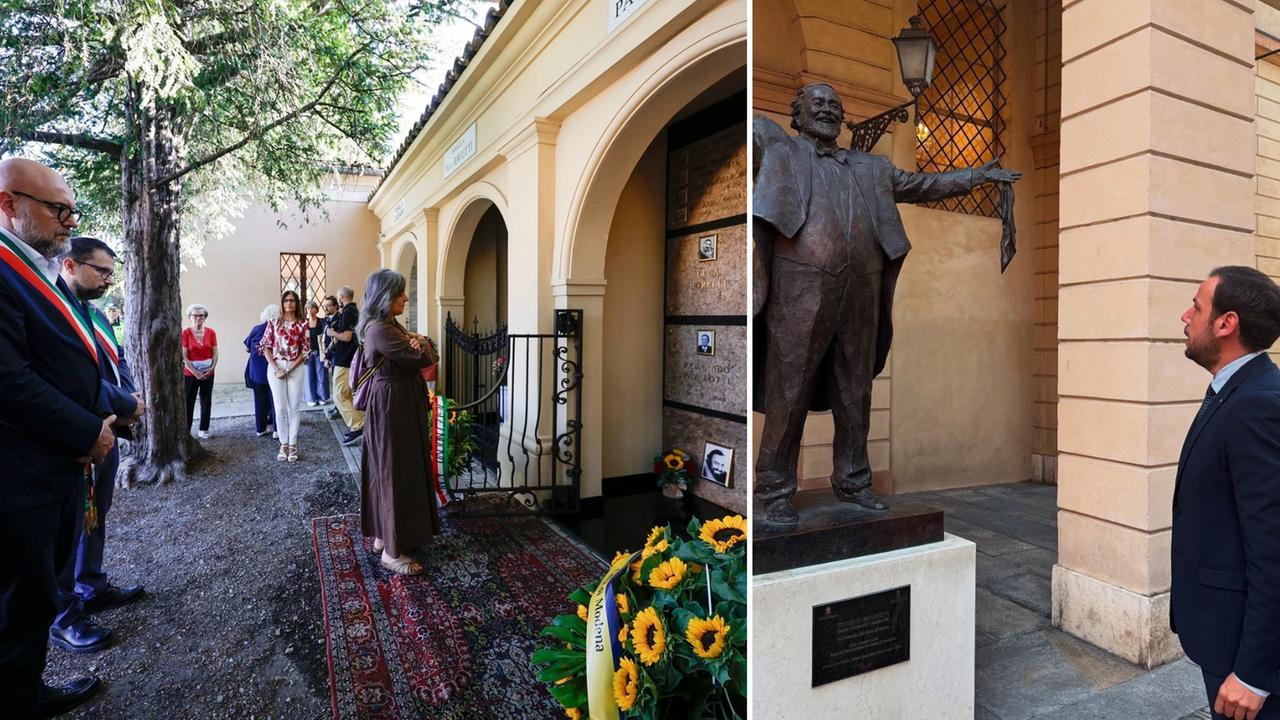 L'omaggio di Mezzetti e Paradisi e quello di Negrini