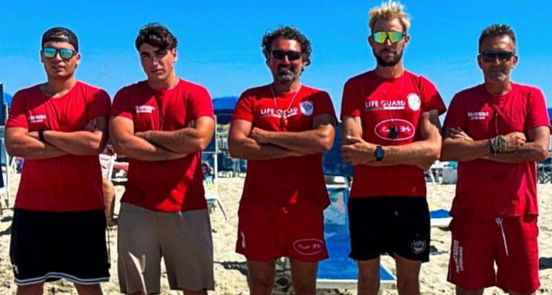 
	Da sin: Giulio Baldini,&nbsp;Alessandro Marandella, Piero Del Pistoia, Fabrizio Fazzi e Domenico Casella

