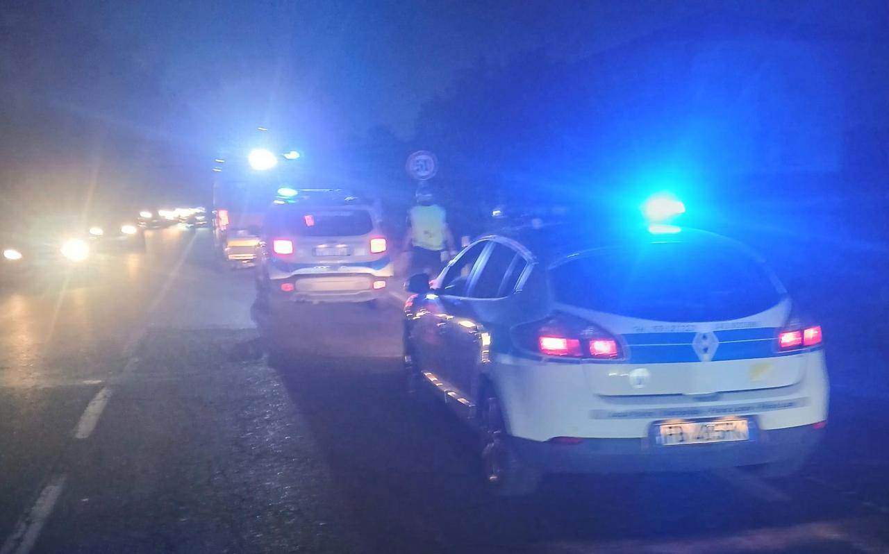 
	Polizia locale e 118 sul luogo dell'incidente

