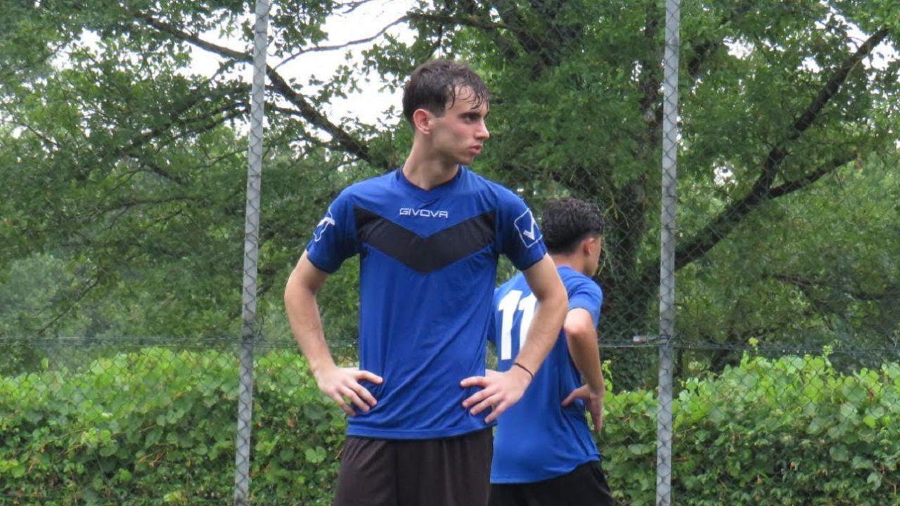 La vittima (foto Aia-Figc)