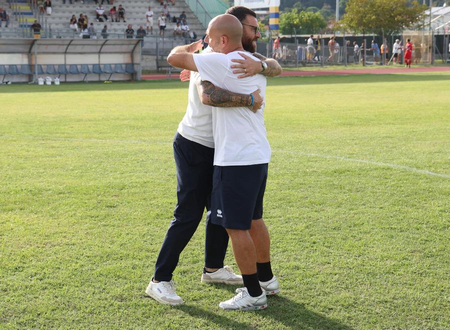 Mister Di Benedetto: «Una vittoria dedicata a tutti i nostri tifosi»