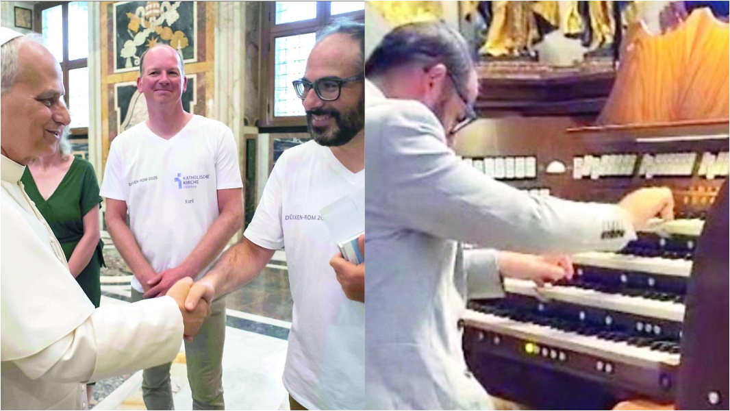 Duemila chilometri in sella per incontrare Papa Leone, l’atto di fede dell’organista Giovanni Solinas