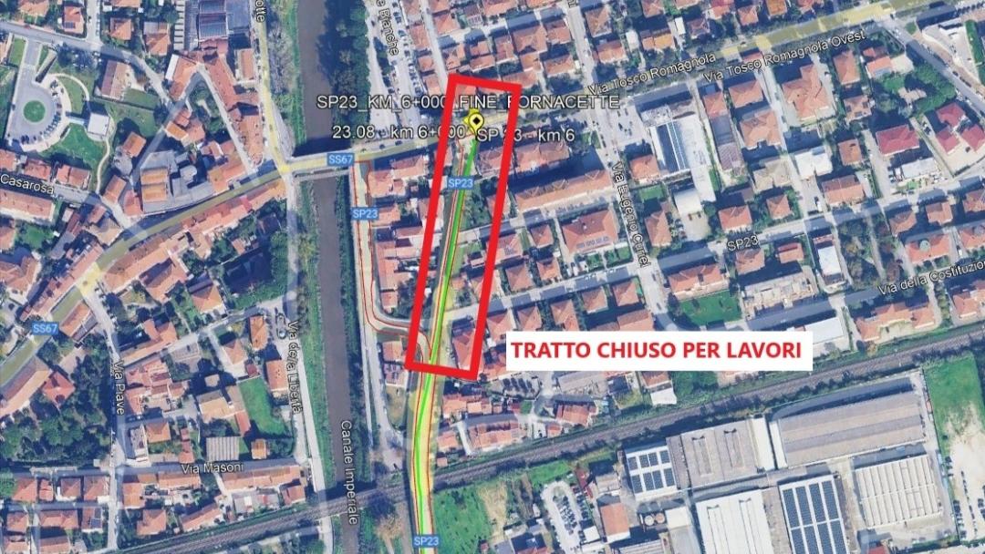 Il tratto chiuso