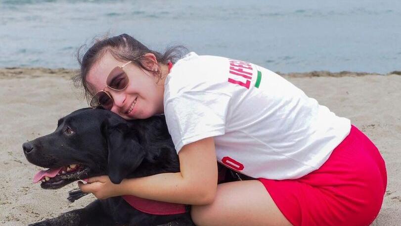 Una bella foto di Irene e Tini sulla spiaggia (foto di Barbara Cardini)