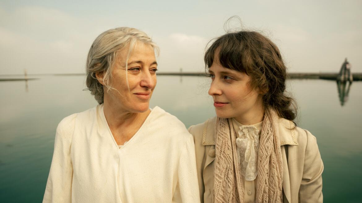 Valeria Bruni Tedeschi e Fanni Wrochna da Venezia all’Olimpia per la proiezione di “Duse”