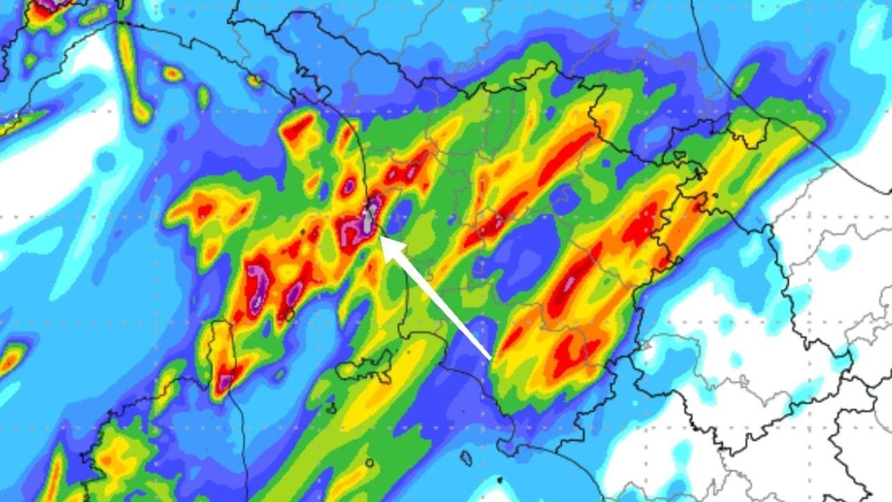 La mappa per la nottata mattina di mercoledì 10 settembre (Elaborazione Cmt)