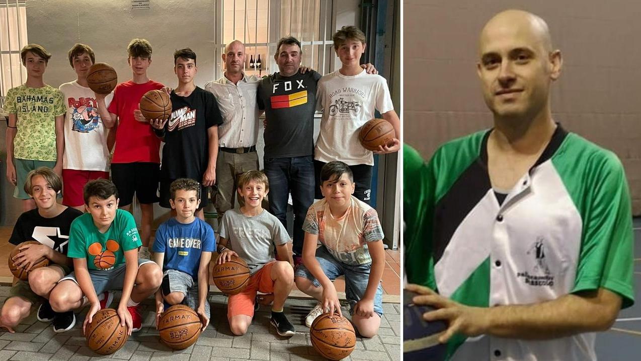 Alessandro Nanni con una squadra e da giocatore