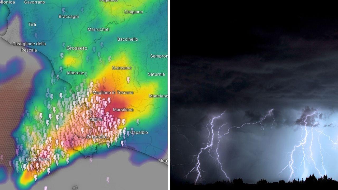 All'isola del Giglio caduti 67 millimetri di pioggia in meno di un'ora