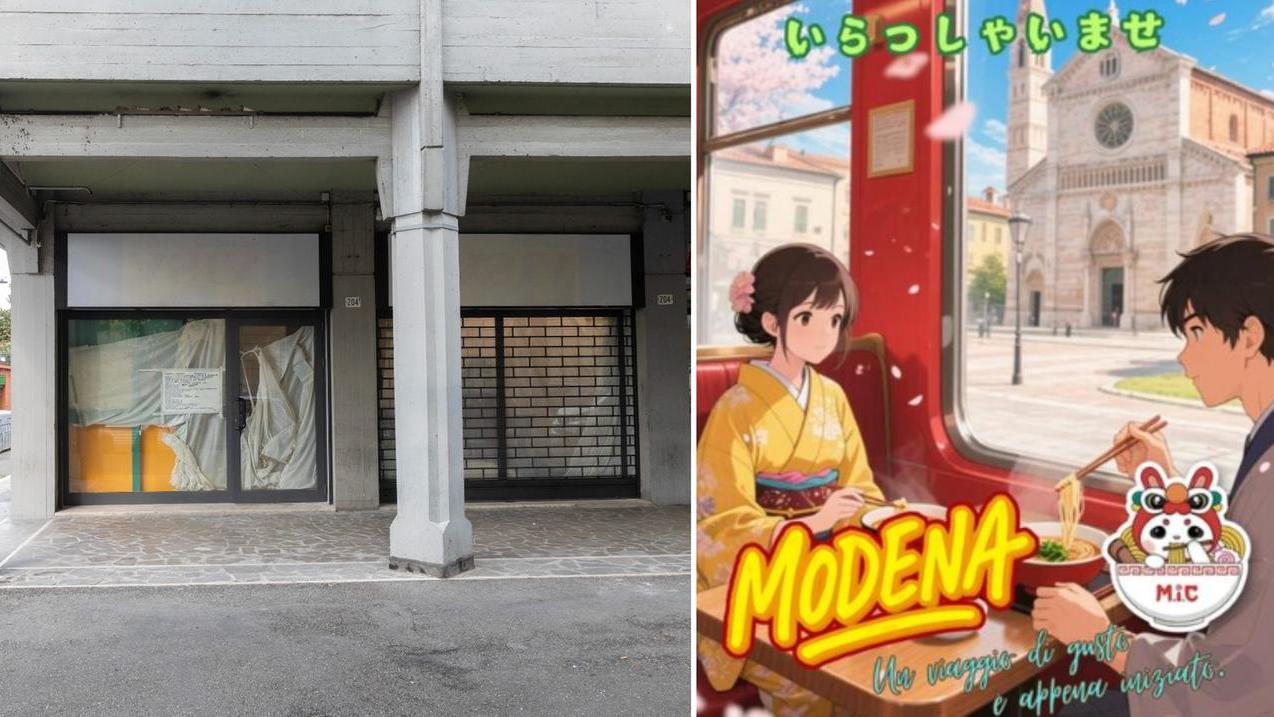 I lavori in corso in via Emilia Ovest per Mic Ramen