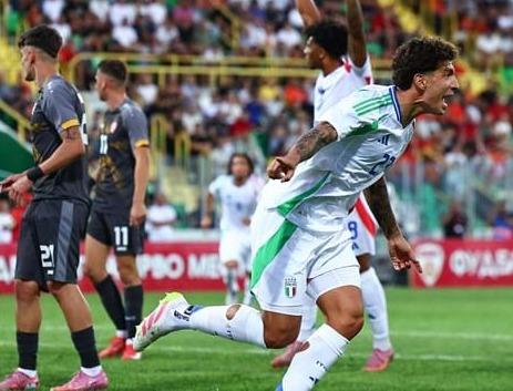 L'esultanza dopo la rete