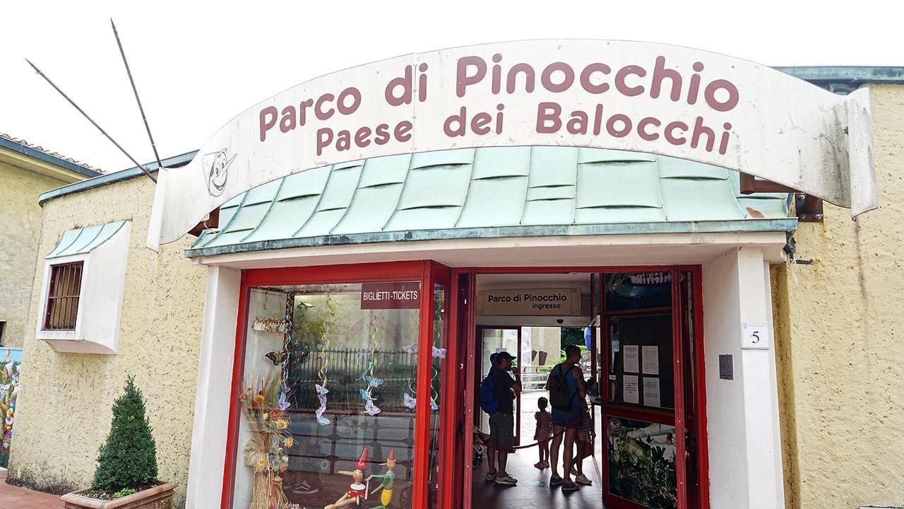 L'ingresso del Parco di Pinocchio