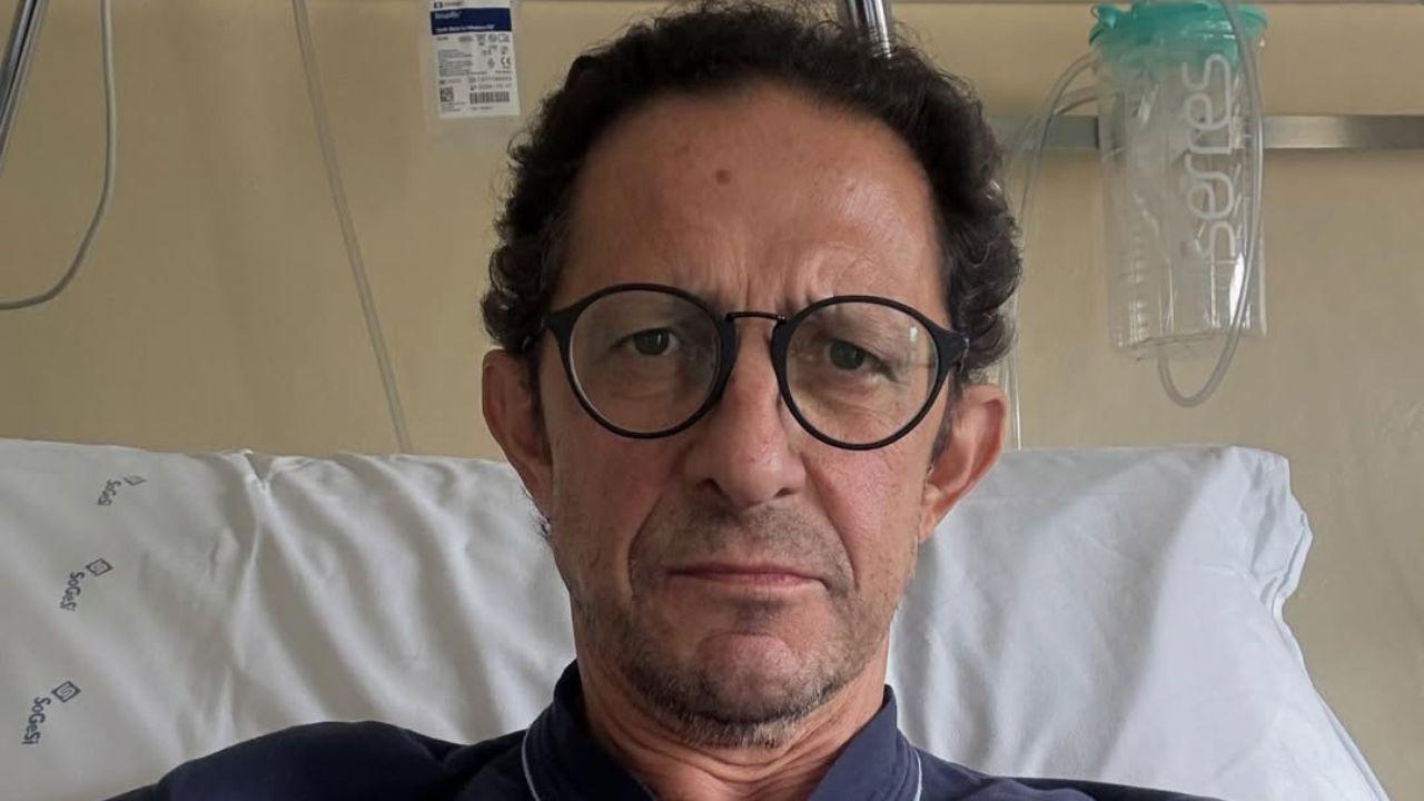 Igor Protti in ospedale (foto da Instagram)