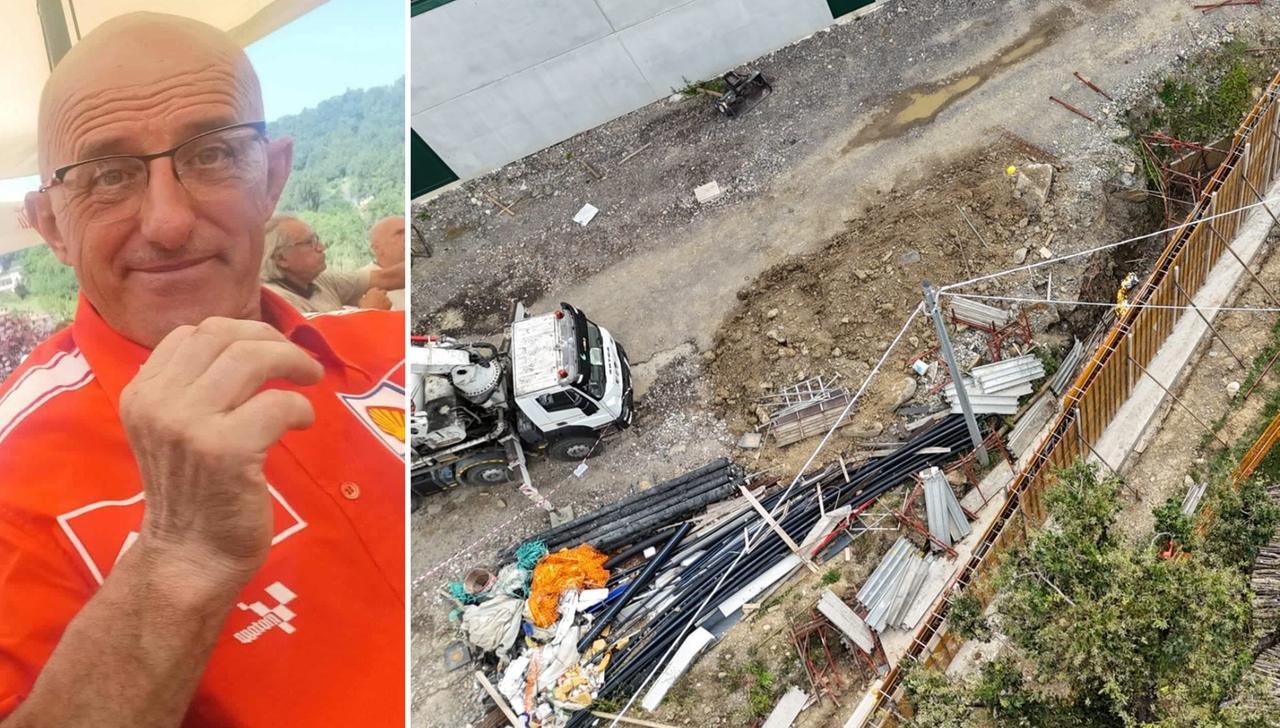 
	Tiziano Bonacorsi e il luogo della tragedia (foto di Luigi Esposito)

