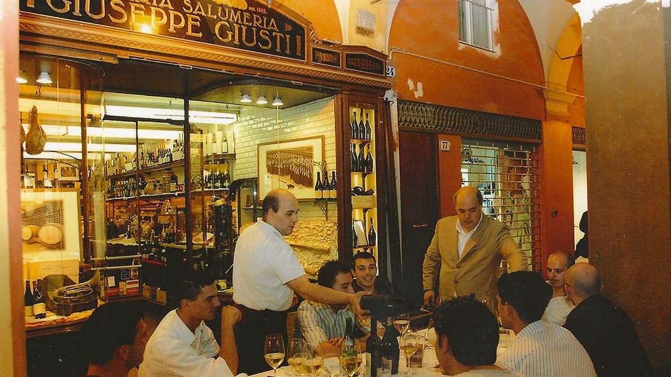 Una foto storica dell'Enogastronomia Giusti