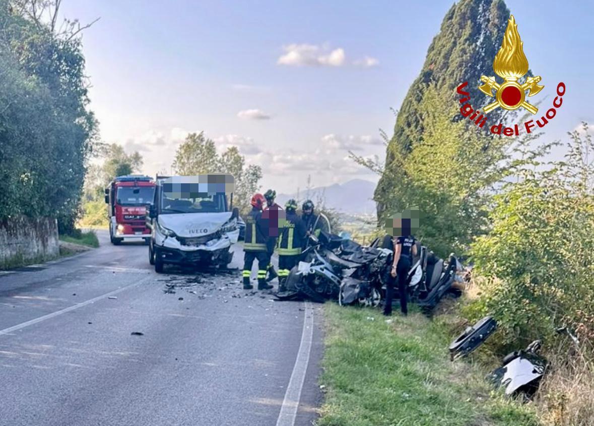 
	I mezzi coinvolti nell'incidente

