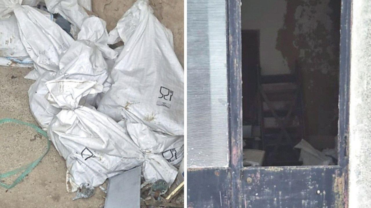 
	I danni al cimitero di Ravi

