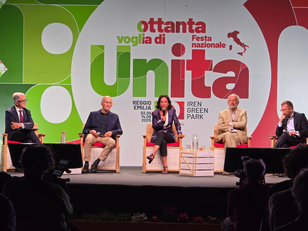 «Due Stati per Israele e Palestina». Le parole dell’ex premier israeliano Olmert a Reggio Emilia