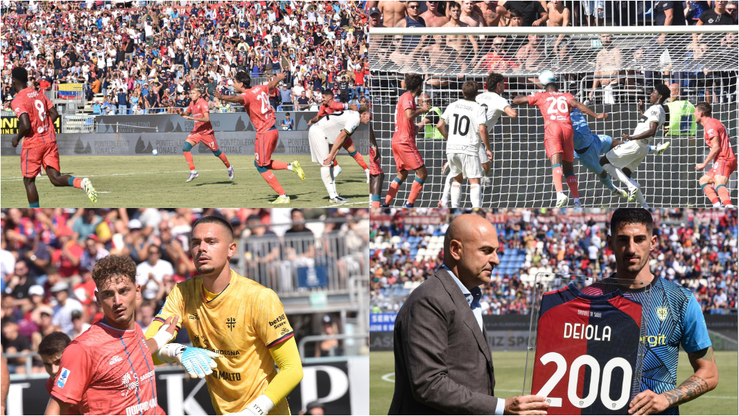 Il Cagliari travolge il Parma: Mina e Felici firmano i 2 gol della prima vittoria di campionato