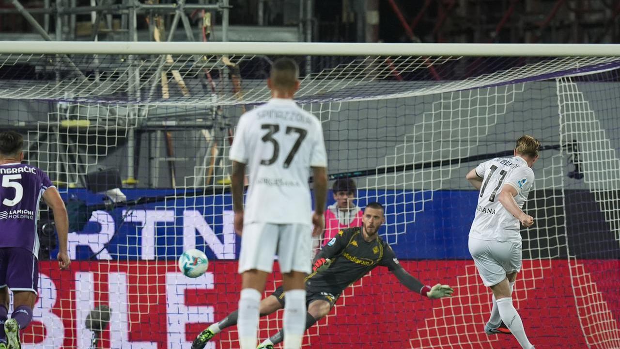 Il gol del vantaggio del Napoli