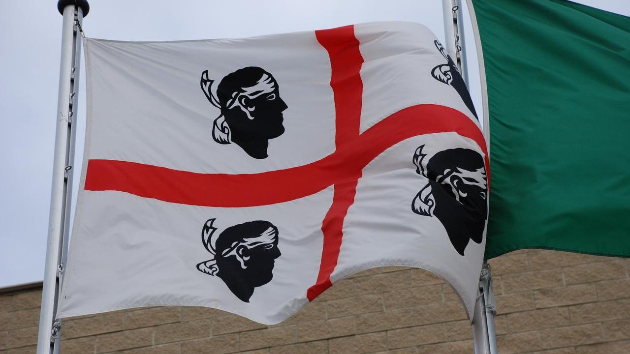 Bandiera quattro mori.La bandiera dei 4 mori, simbolo del Psd'Az