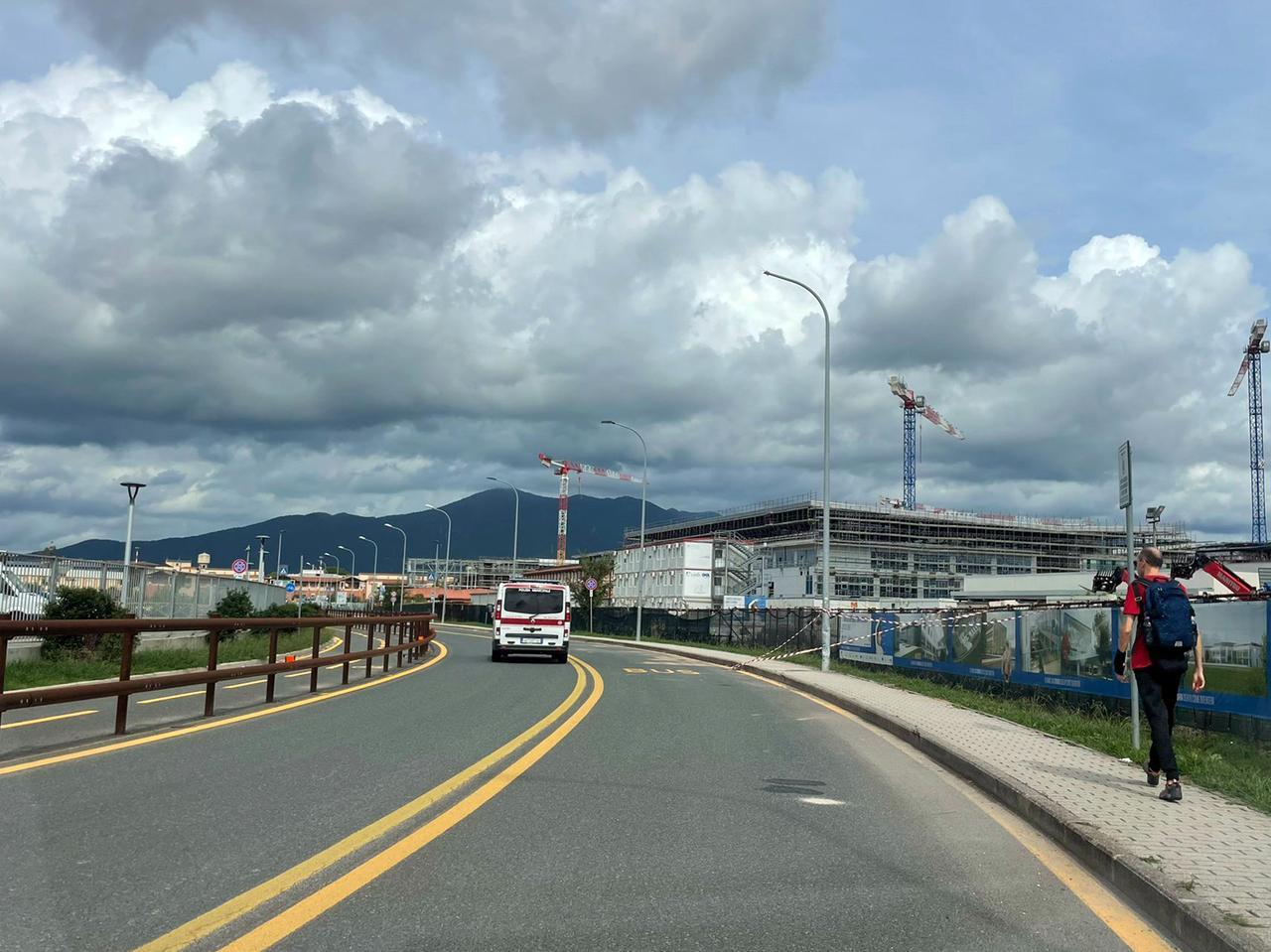 
	Il luogo dell'incidente (foto Stick)

