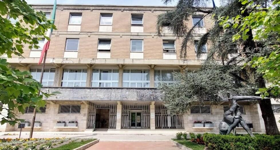 
	L'ingresso del Municipio di Viareggio

