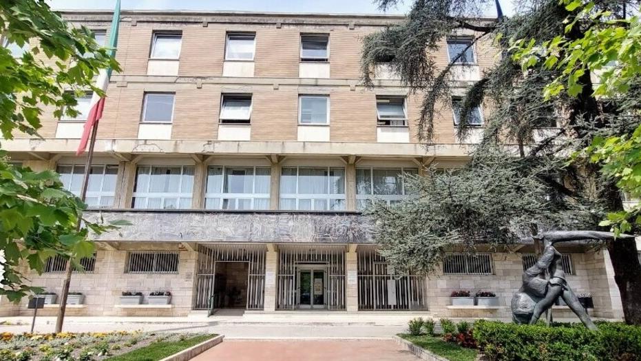 L'ingresso del Municipio di Viareggio