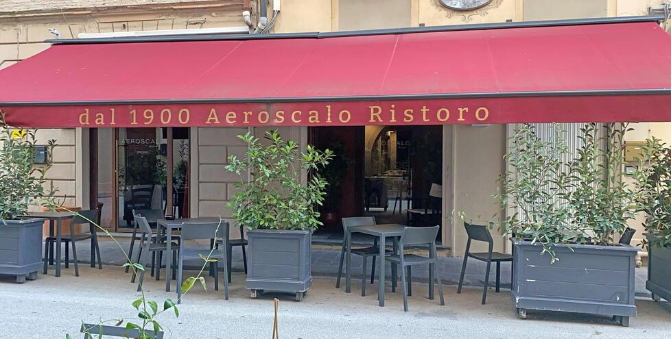 
	Il ristorante Aeroscalo in via Roma a Pontedera (Foto Stick)

