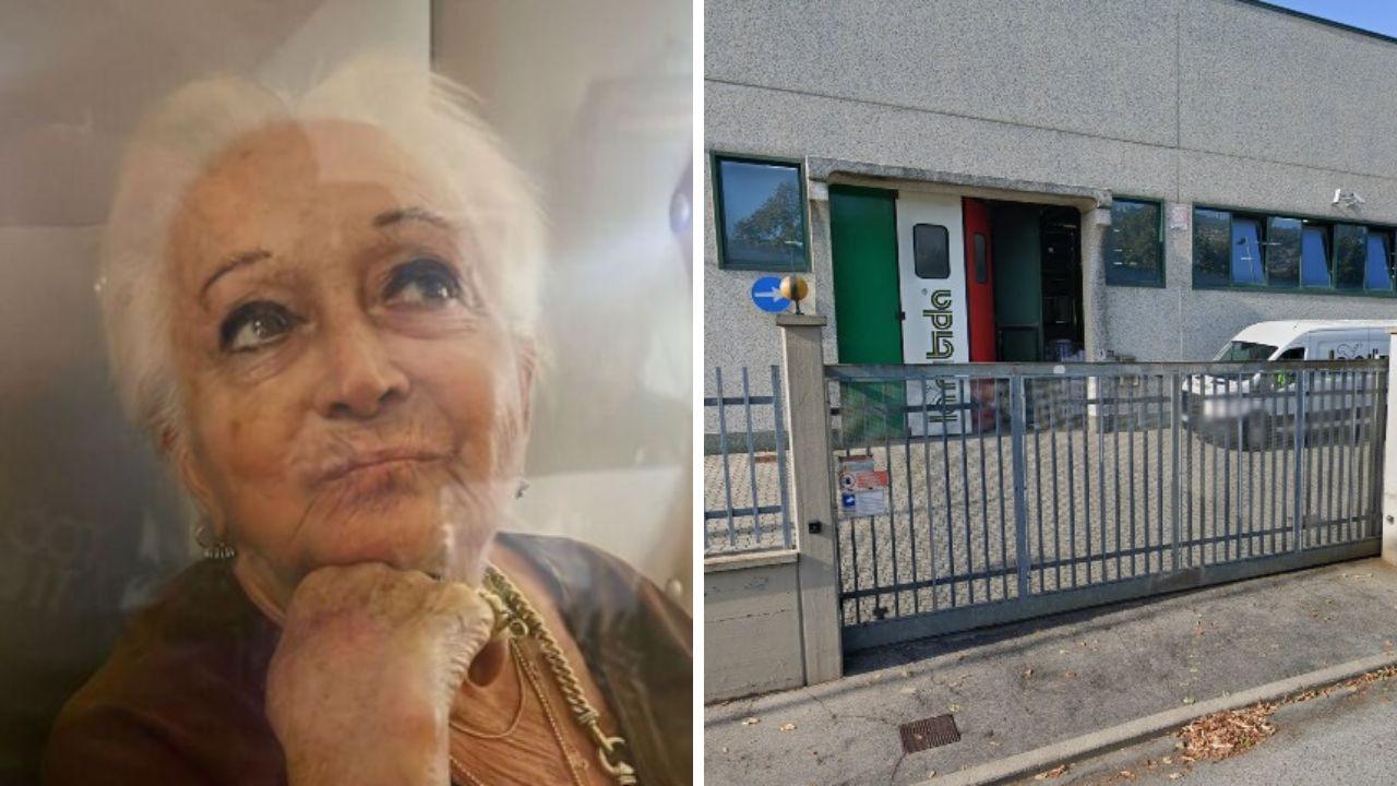 
	Luisa Benassai e l'ingresso dell'azienda

