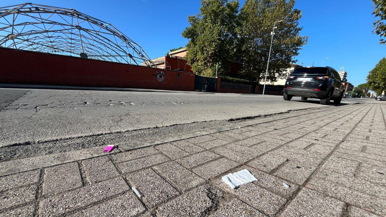 
	Il luogo del ritrovamento (Foto Stick)

