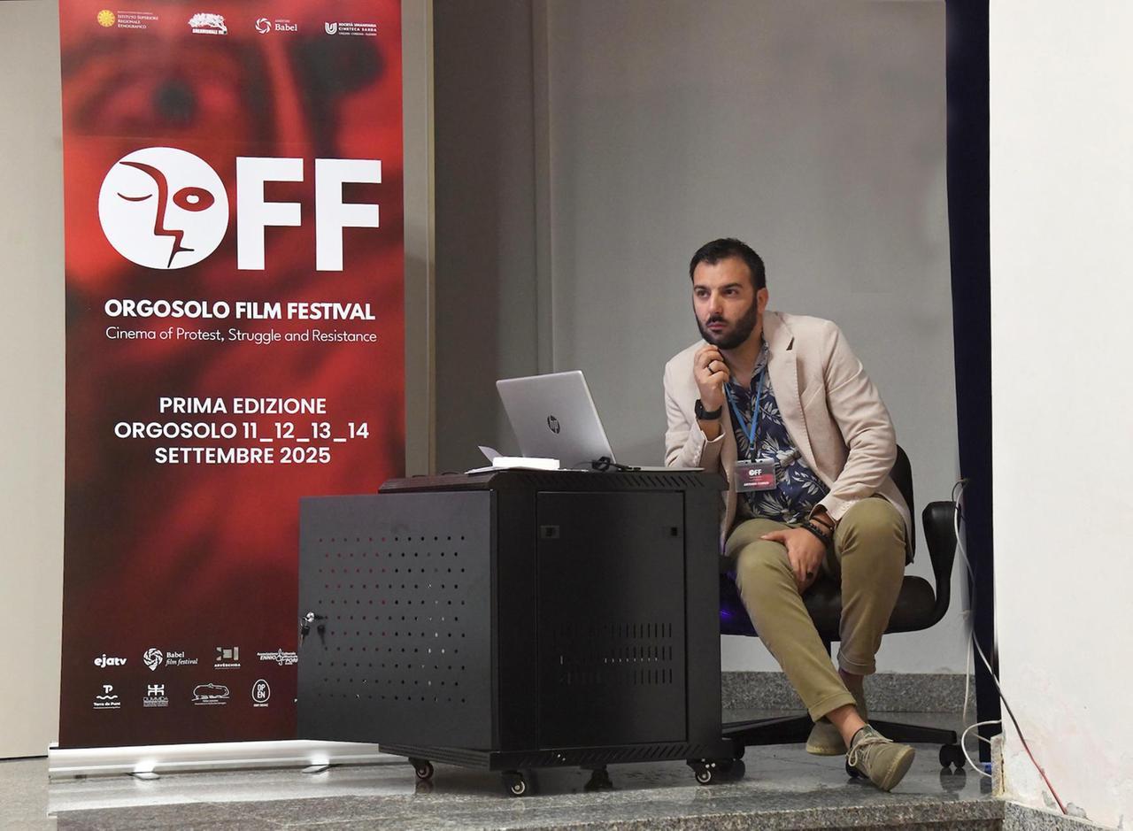 
	Il regista Antoni C&ograve;nzu (foto di Massimo Locci)

