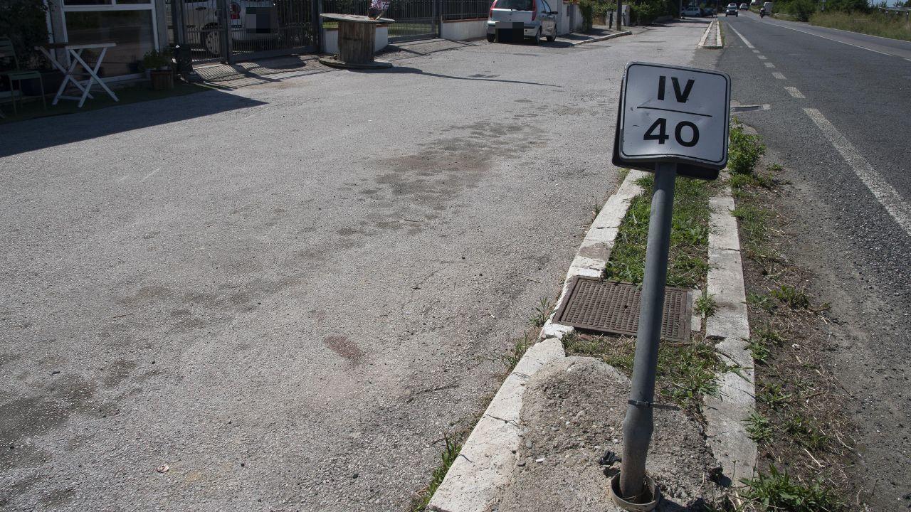 Il punto in cui è stato soccorso