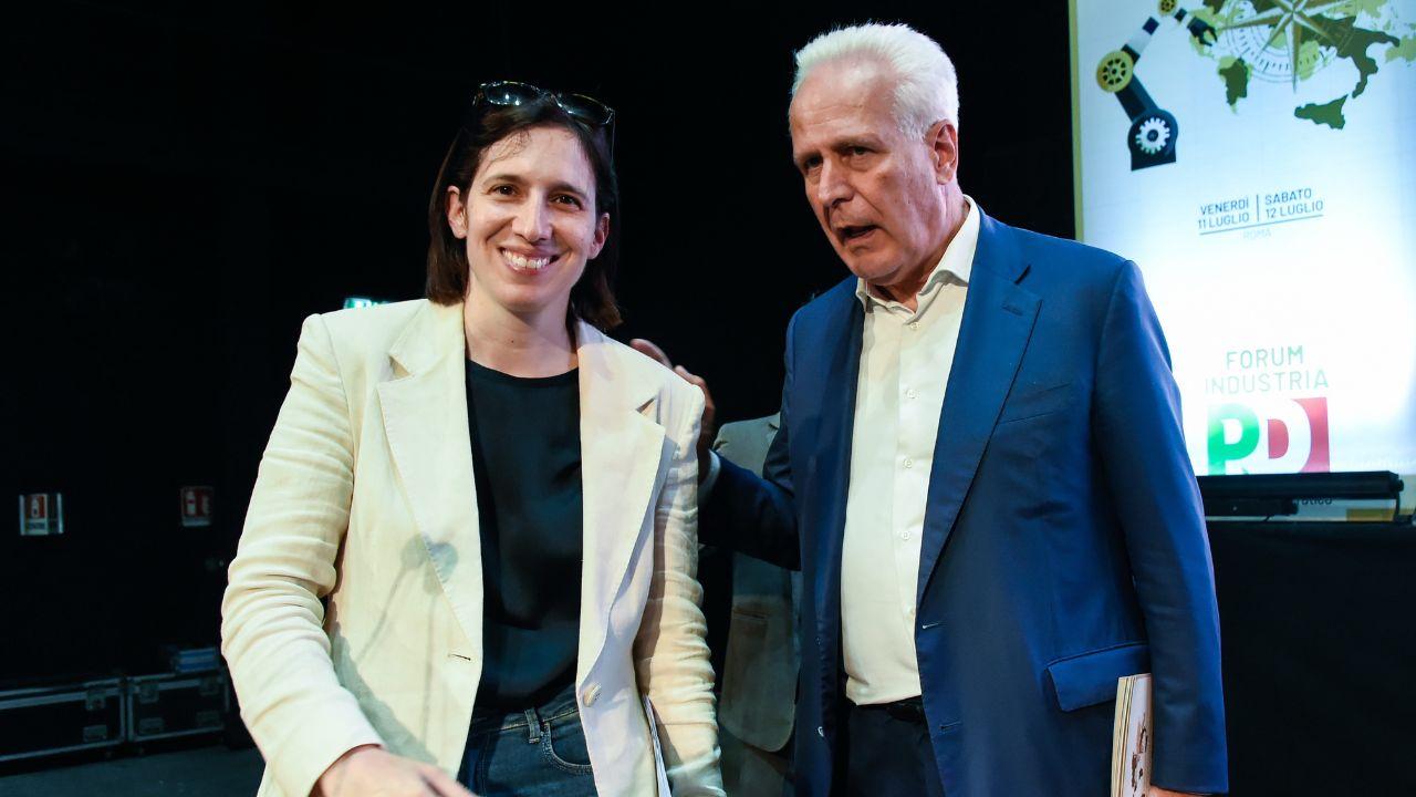 Elly Schlein insieme a Eugenio Giani