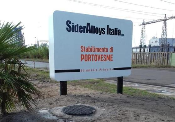 Lo stabilimento della Sider Alloys a Portovesme
