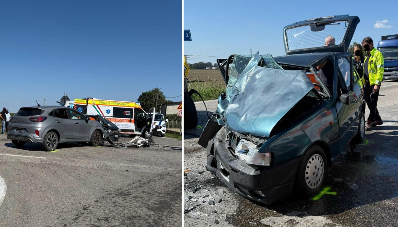 
	L'incidente in via Cavezzo-Camposanto

