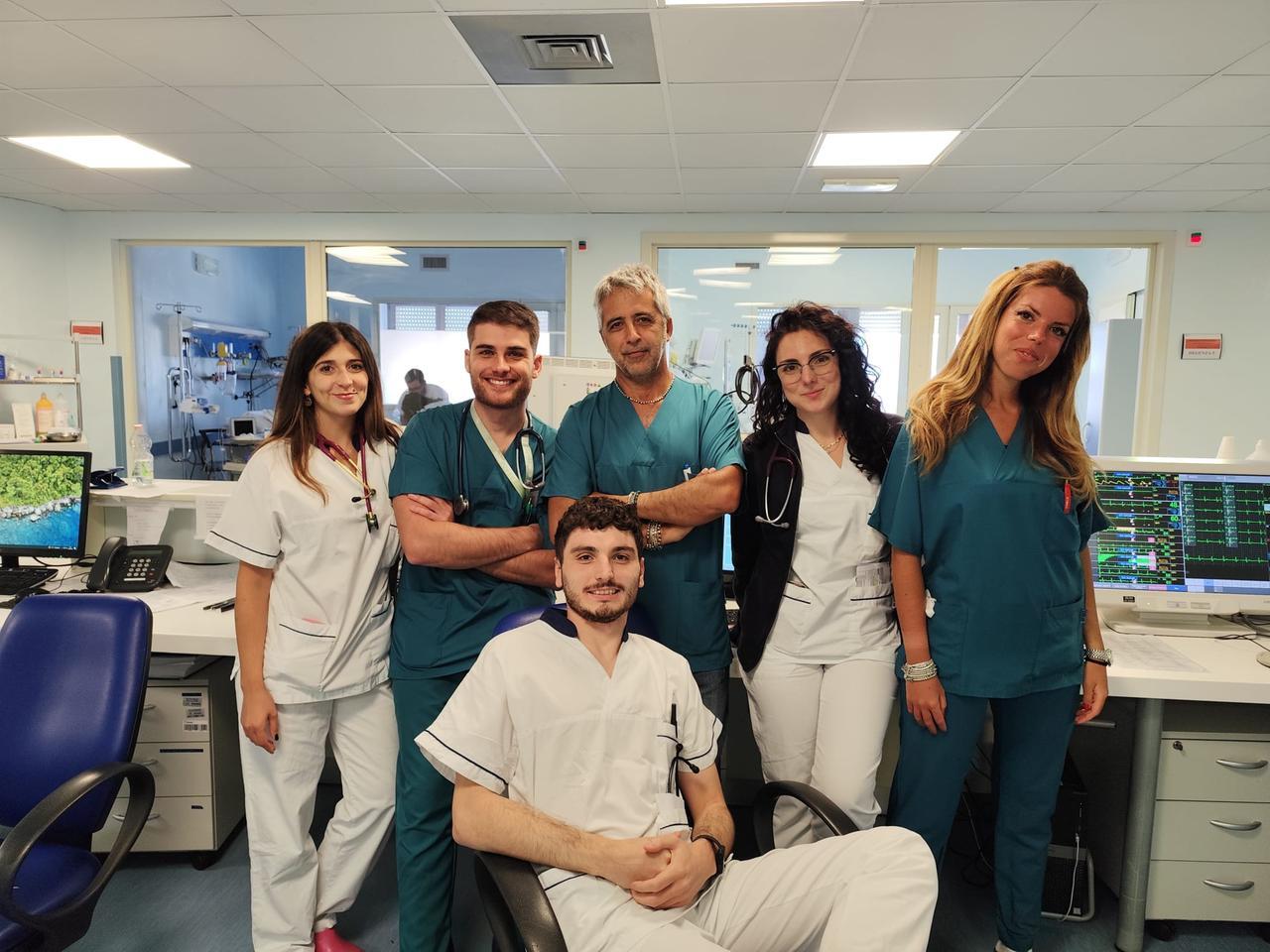 
	Una parte dello staff di Cardiologia che si occupa di telemedicina

